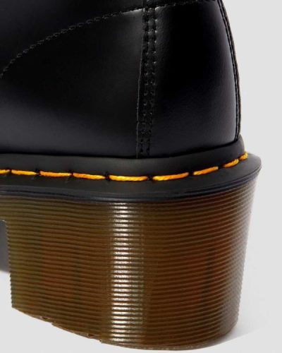 Botas Con Cordones Dr Martens Clemency Smooth Cuero Heeled Para Mujer DR0824I